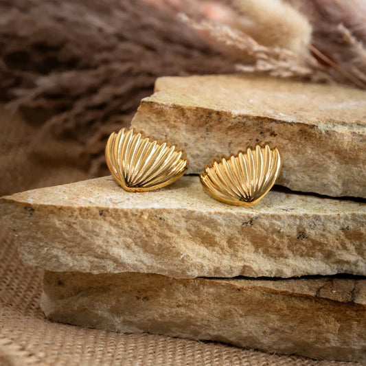 Heart Texture Earring