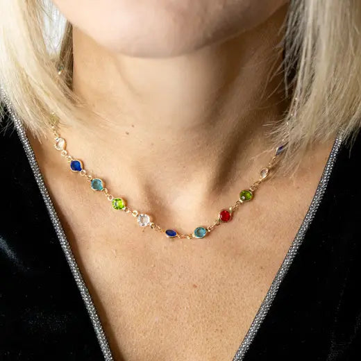 SERENA || Color Crystal Necklace