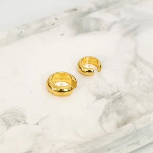 MISTRA || Gold Ear Cuff Earrings