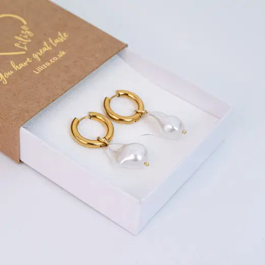 ALARA || Retro Pearl Earrings