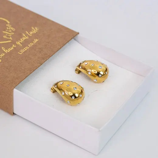 VENUS || Chunky Earrings with Crystals