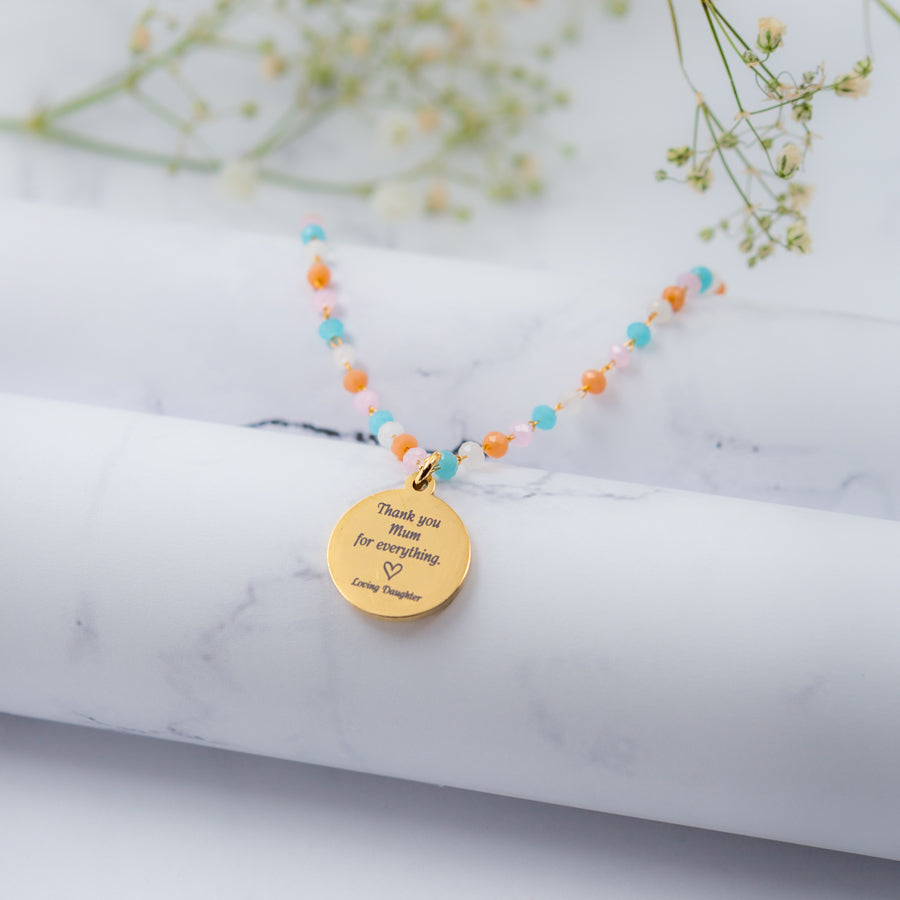 Handmade Personalised Beaded Bracelet