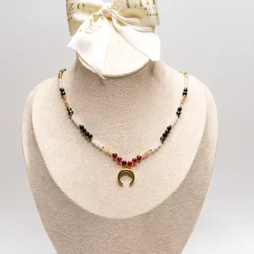 Crescent Onyx Necklace