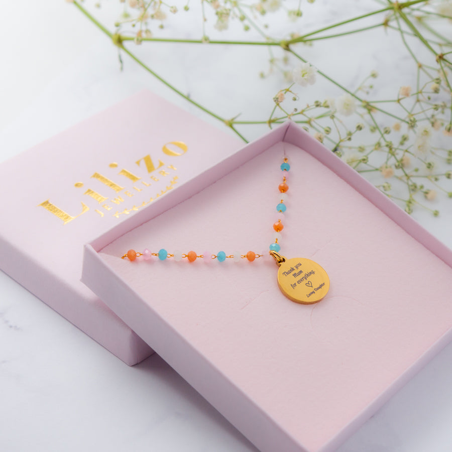 Handmade Personalised Beaded Bracelet