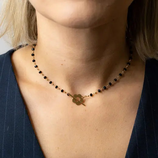 ZIA || Black Onyx Choker