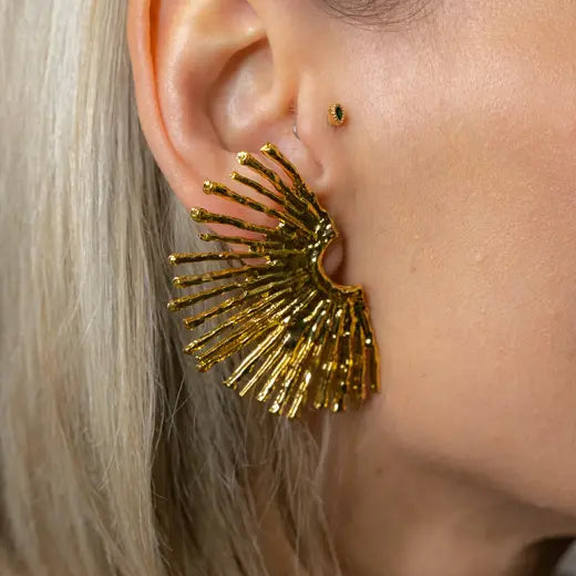 LARA || Sunburst Earrings