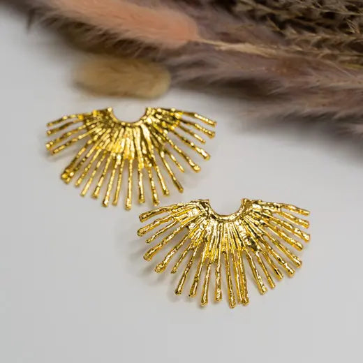 LARA || Sunburst Earrings