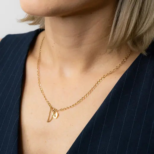 AURA || Padlock Necklace
