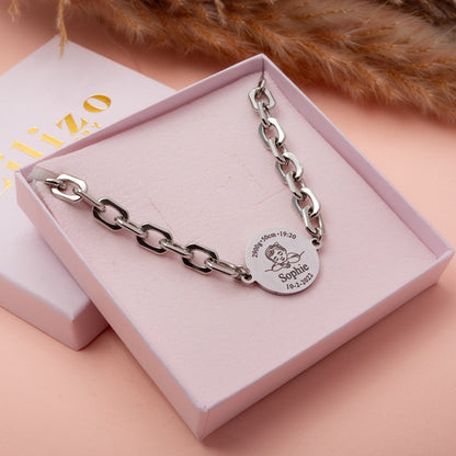 Personalised Baby Birth Bracelet
