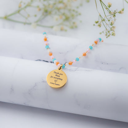Handmade Personalised Beaded Bracelet