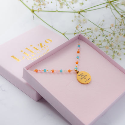 Handmade Personalised Beaded Bracelet