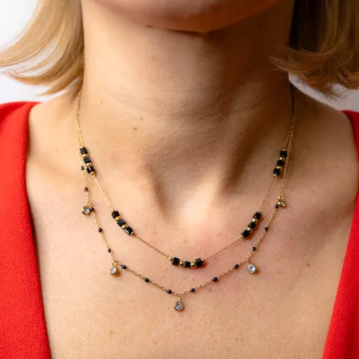 Black Extravaganza Necklace