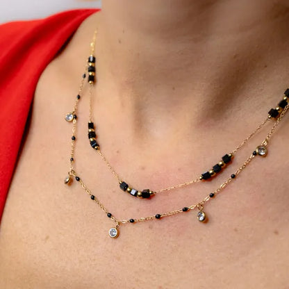 Black Extravaganza Necklace