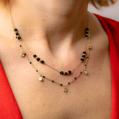 Black Extravaganza Necklace
