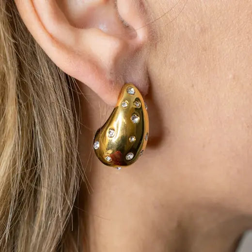 VENUS || Chunky Earrings with Crystals