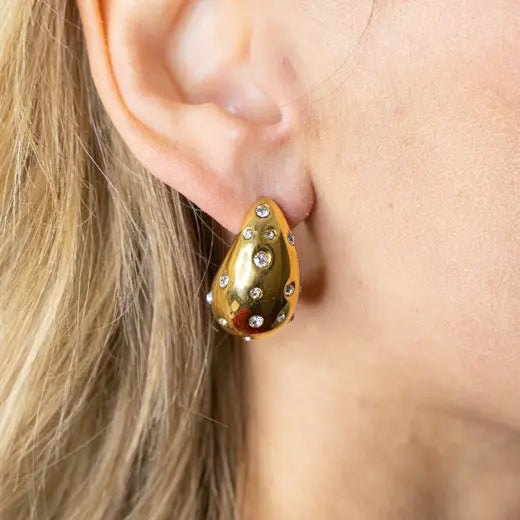 VENUS || Chunky Earrings with Crystals