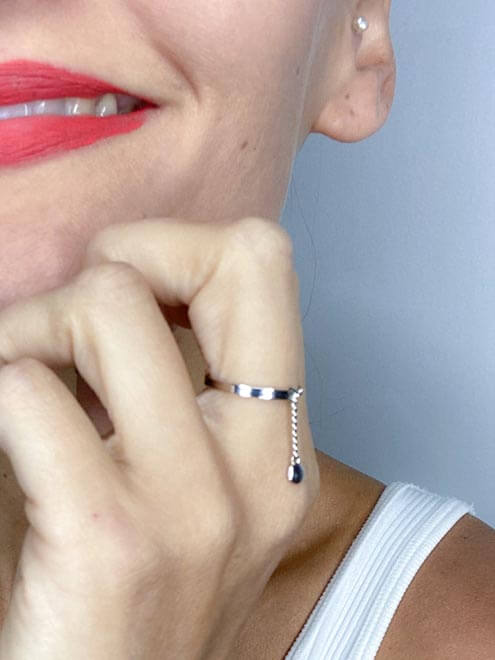 SIRENA || Ring with Adjustable Chain