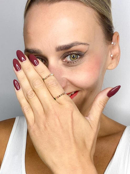 CELIA || Handmade Ring with Colorful Beads
