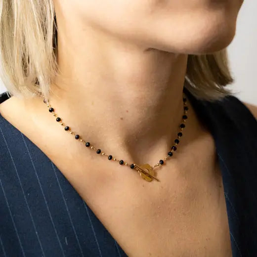 ZIA || Black Onyx Choker