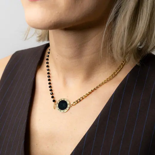 ELENA || Necklace with Black Onyx
