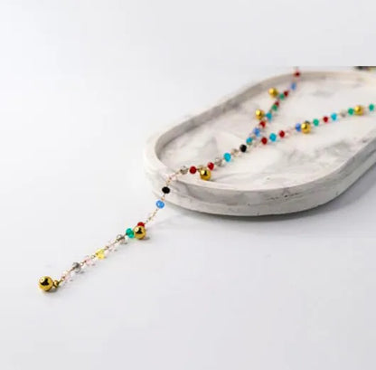 JASMINE ||  Necklace with Colorful Stones