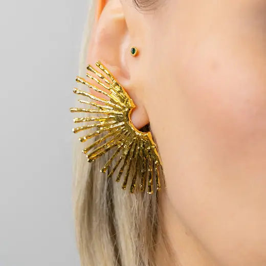 LARA || Sunburst Earrings