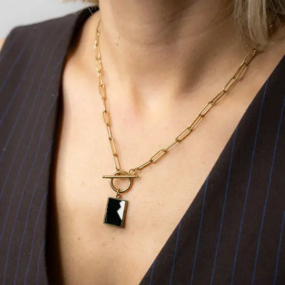 ELORA || Toggle Chain Necklace