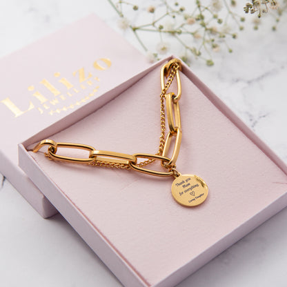 Personalised Gold-Plated Bracelet