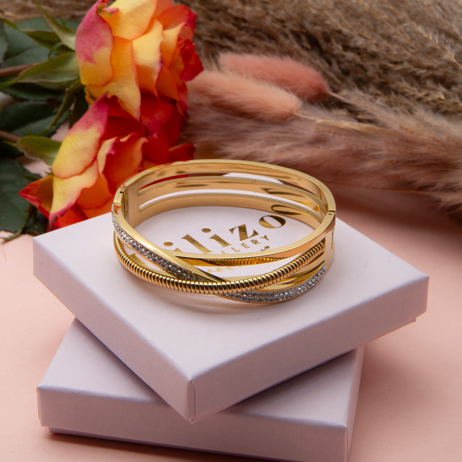 Multi-Strand Gold Bracelet