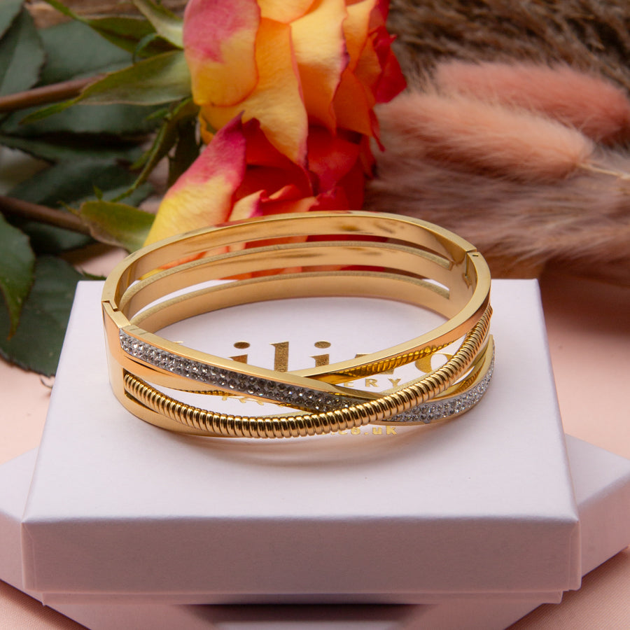 Multi-Strand Gold Bracelet