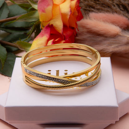 Multi-Strand Gold Bracelet