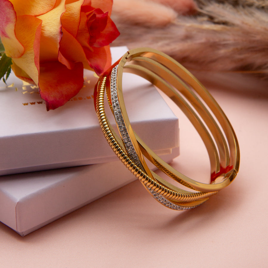Multi-Strand Gold Bracelet