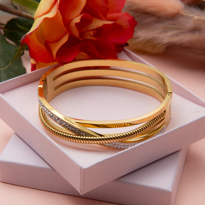 Multi-Strand Gold Bracelet