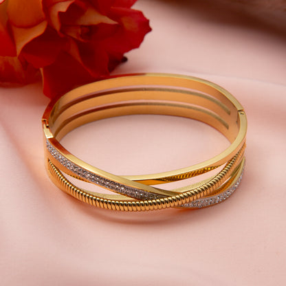Multi-Strand Gold Bracelet