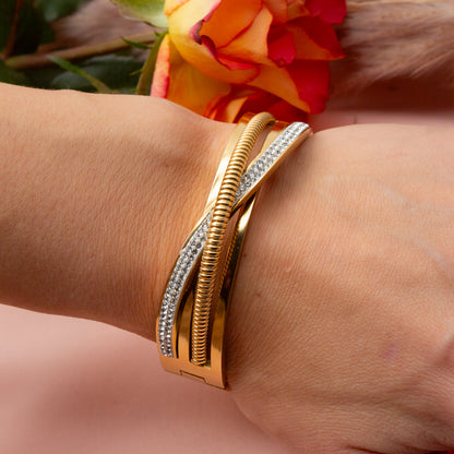 Multi-Strand Gold Bracelet
