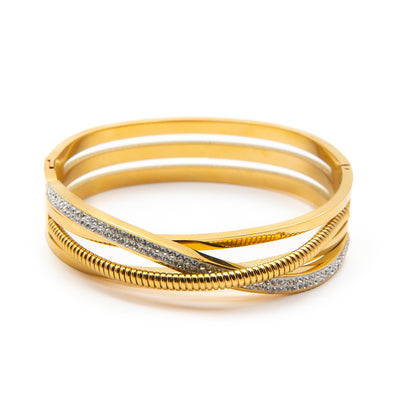 Multi-Strand Gold Bracelet