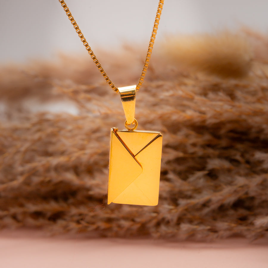Personalised Envelope Pendant Necklace