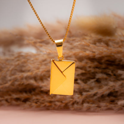 Personalised Envelope Pendant Necklace