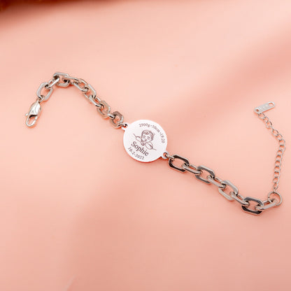 Personalised Baby Birth Bracelet